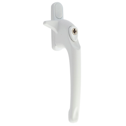 ERA Maxim Cockspur Locking Handle With 12mm Nose Height RH 12mm - White