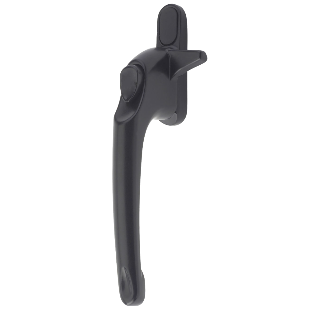 ERA Maxim Cockspur Non-Locking Handle With 12mm Nose Height LH 12mm - Black