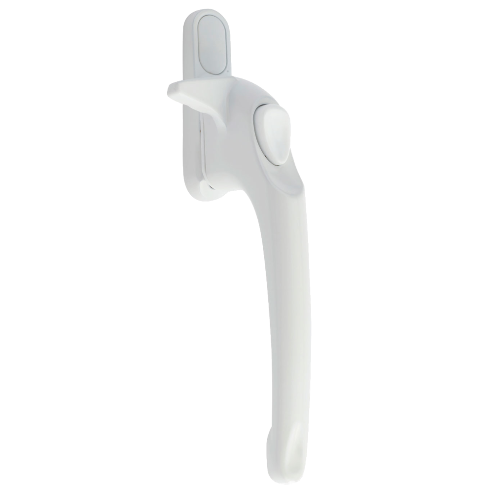 ERA Maxim Cockspur Non-Locking Handle With 12mm Nose Height RH 12mm - White
