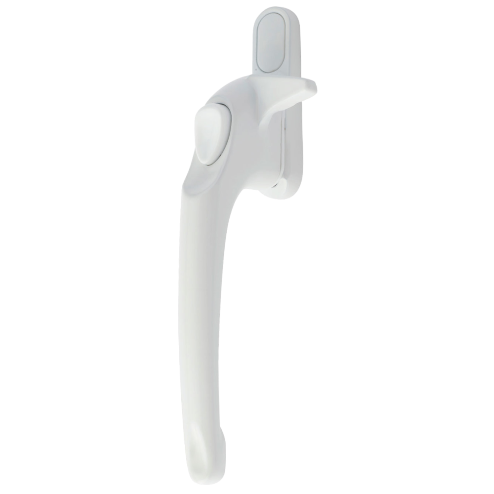 ERA Maxim Cockspur Non-Locking Handle With 21mm Nose Height LH 21mm - White