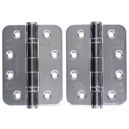 ZOO Ball Bearing Hinge ZHSS243 Grade 13 Certifire/CE/UKCA Polished Stainless Steel