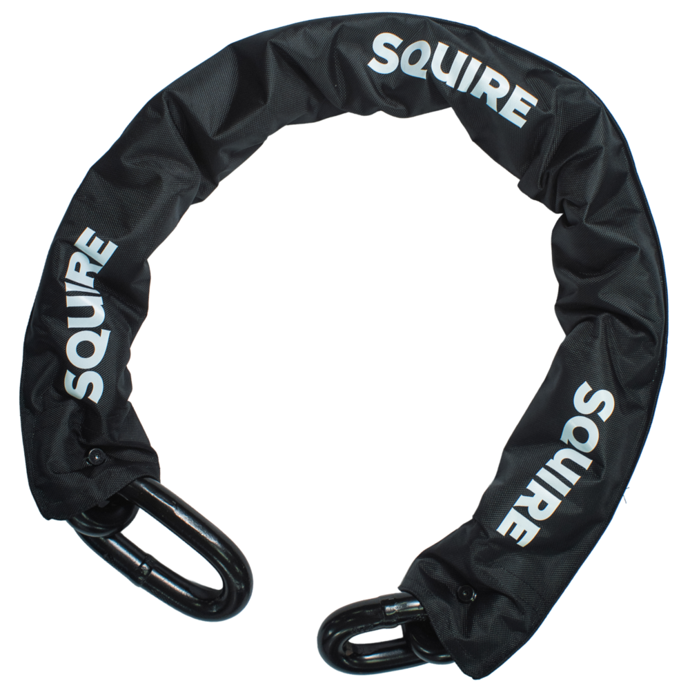 SQUIRE Hardened Alloy Steel Chain TC Range Sold Secure Approved TC26/5 26mm x 1500mm - Black