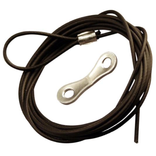 Garage Door Latch Cable 2.5m - Black