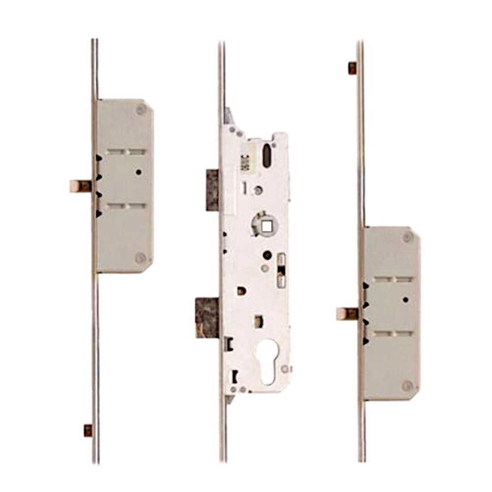 FUHR Lever Operated Latch & Deadbolt - 2 Round Bolt 2 Roller 25/92