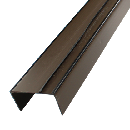 FRAMEFIT Fire Door Bottom Seal Carrier 1 Metre FD60 - Brown