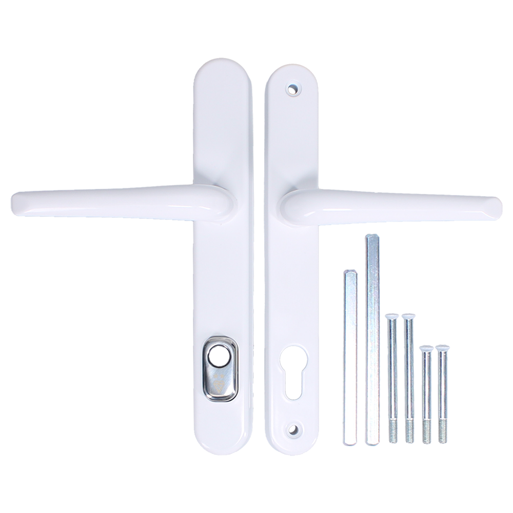 DYNAMIC TS007 2 Star Lever/Lever Security Door Handle White