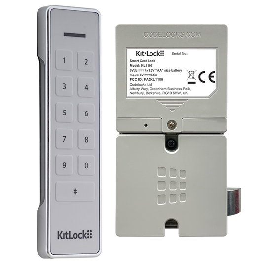 CODELOCKS KitLockFlex KL1100 KeyPad Locker Lock With Powered Latch KL1100 - Stone
