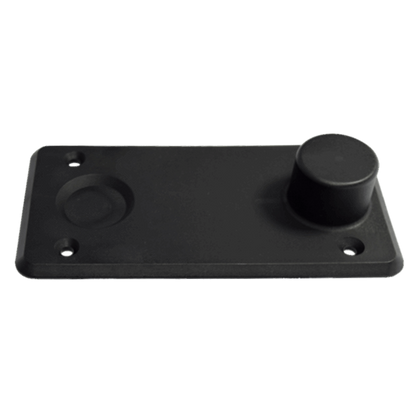 FIRECO Large Flat Floorplate With Buffer To Suit Dorgard & Smartsound Black