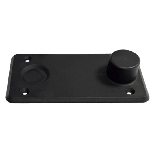 FIRECO Large Flat Floorplate With Buffer To Suit Dorgard & Smartsound Black