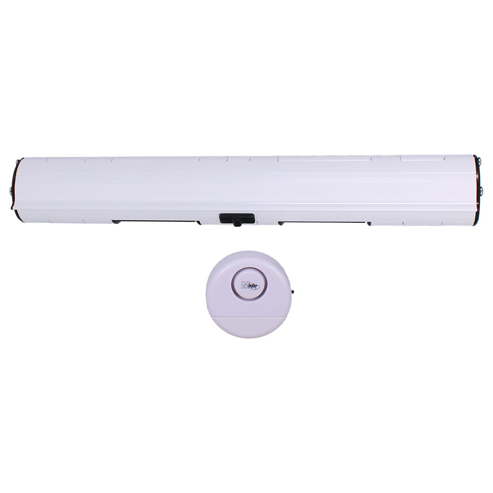 MINDER Patio Door Lock With Vibration Alarm White