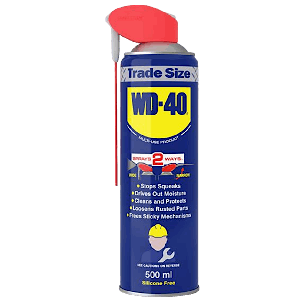 WD-40 Lubricant Spray with Smart Straw 500ml