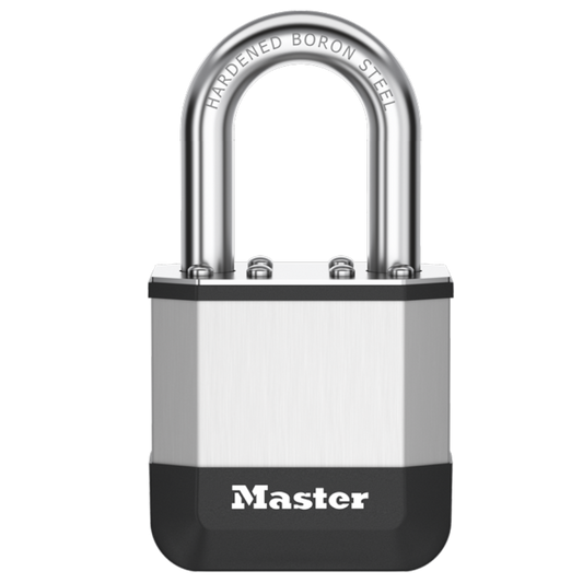MASTER LOCK Elite Laminated Padlock Open Shackle 44mm Keyed to Differ - Silver