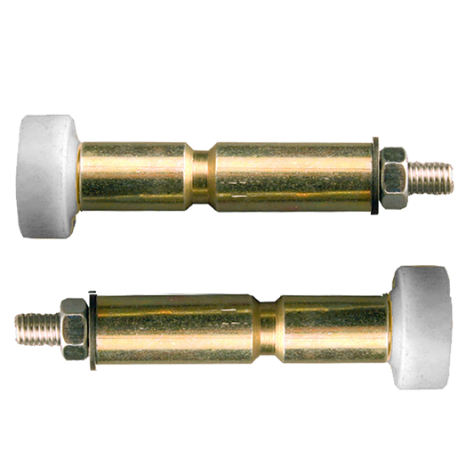 CARDALE Mk2/Mk3 Roller Spindles Pair To Suit Canopy Garage Doors White