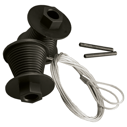 CARDALE CD45 Cones & Cables Pair Black 1360mm Black
