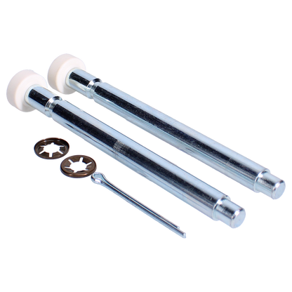 CARDALE CD45 Roller Spindles & Rollers Pair White