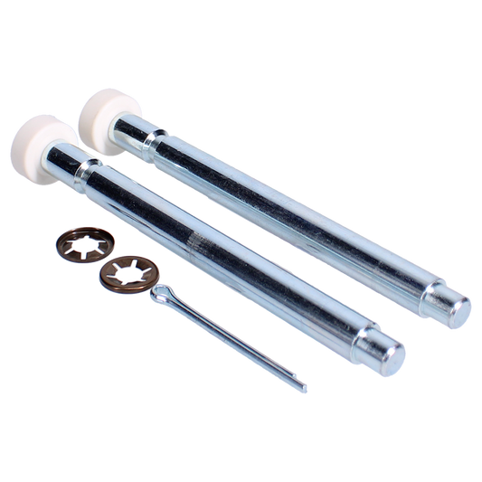 CARDALE CD45 Roller Spindles & Rollers Pair White