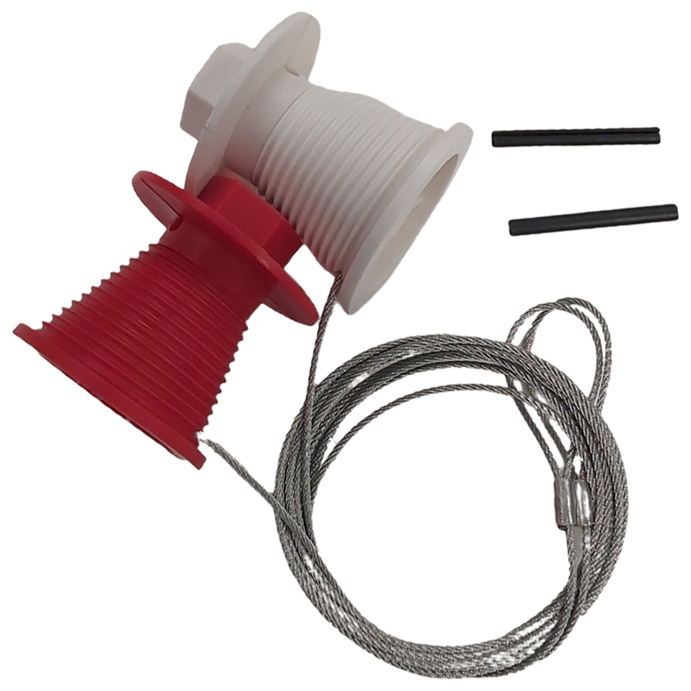 CARDALE CD45 Cones & Cables Pair Black 1360mm Red & White