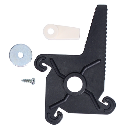 CARDALE Crucifix Canopy Door Centre Cam & Screw Black