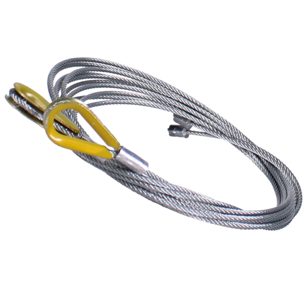 CARDALE CD Pro Garage Door Cables Pair Silver - Steel