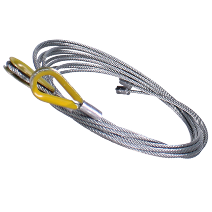 CARDALE CD Pro Garage Door Cables Pair Silver - Steel
