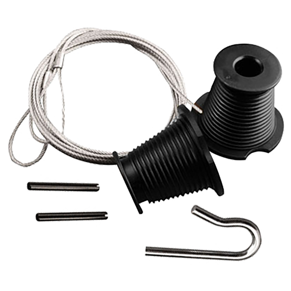 HENDERSON Cones & Cables Pair To Suit Canopy Garage Doors (Except Premier Range) Black