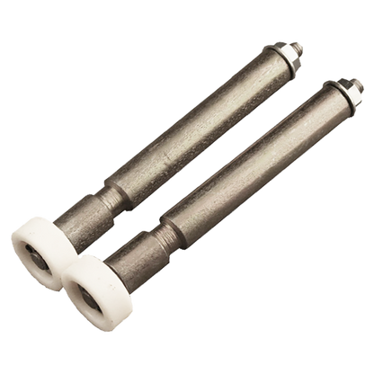 HENDERSON Mk1 Merlin Spindles & Rollers Pair To Suit Older Canopy Garage Door 115mm