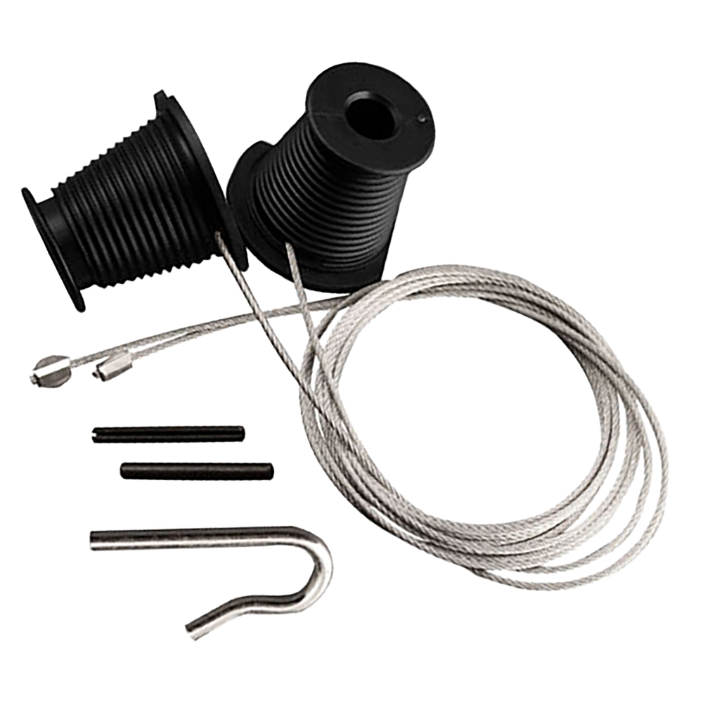 HENDERSON Premier Cones & Cables Pair Black To Suit Canopy Garage Doors Post 1992 Black