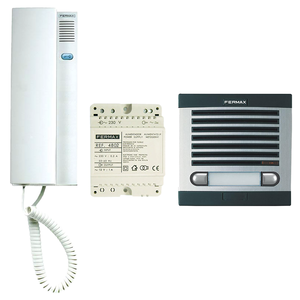 FERMAX 6202 2 Way Citymax Audio Door Entry Kit White