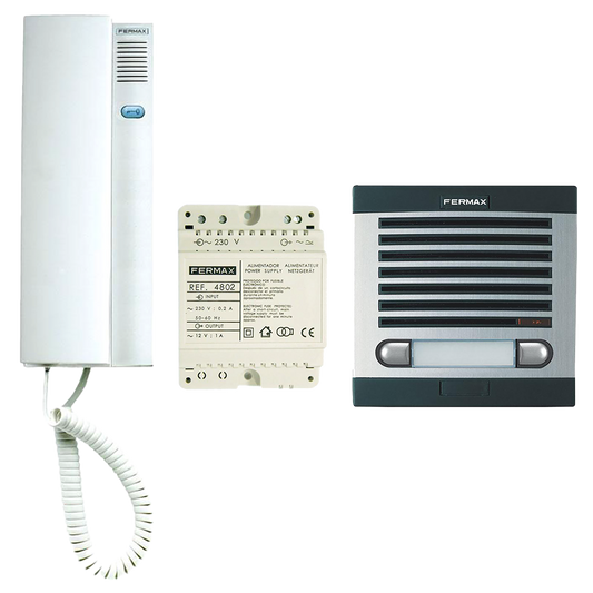 FERMAX 6202 2 Way Citymax Audio Door Entry Kit White