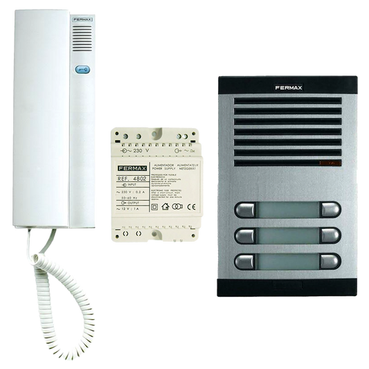 FERMAX 6206 6 Way Citymax Audio Door Entry Kit White