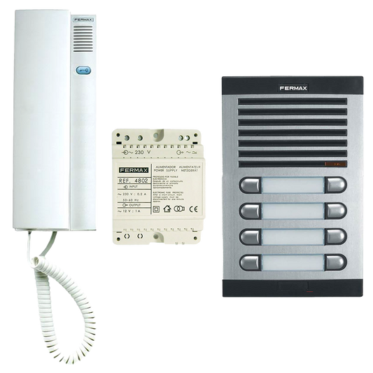 FERMAX 6208 8 Way Citymax Audio Door Entry Kit White