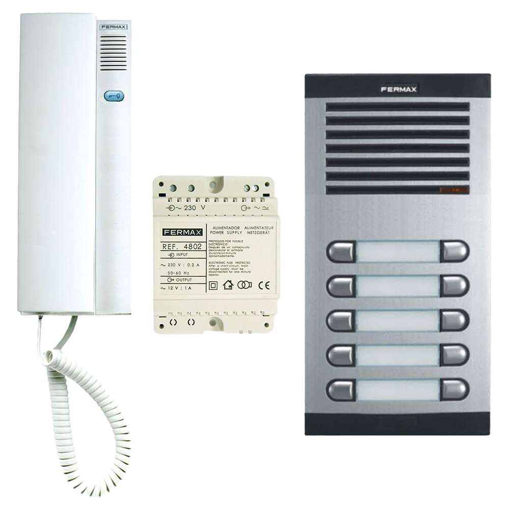 FERMAX 6210 10 Way Citymax Audio Door Entry Kit White