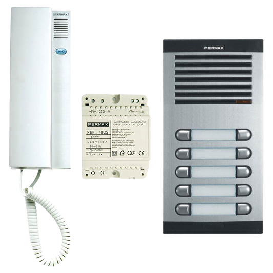 FERMAX 6210 10 Way Citymax Audio Door Entry Kit White