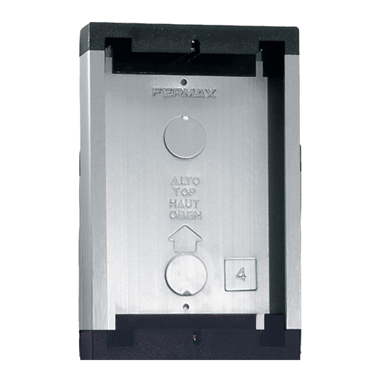 FERMAX S5 City Classic Surface Box To Suit Classic Panels 8955 - Anodised Aluminium