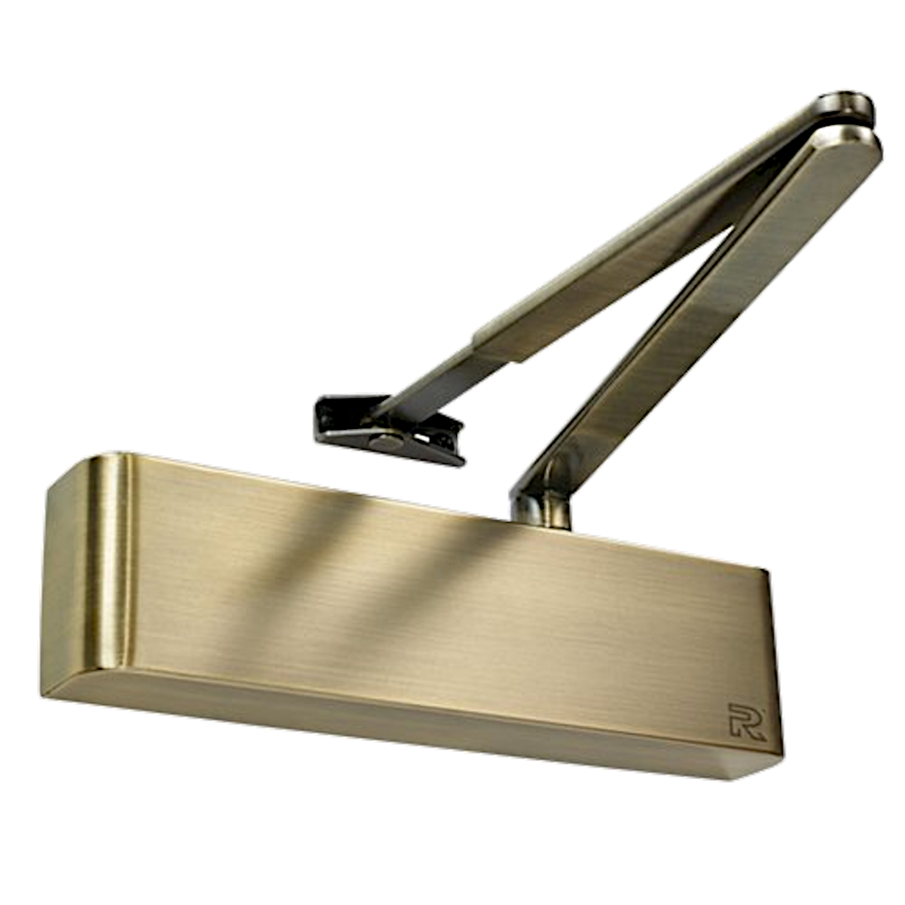 RUTLAND Fire Rated TS.5204 Door Closer Size EN 2-4 With Backcheck Antique Brass