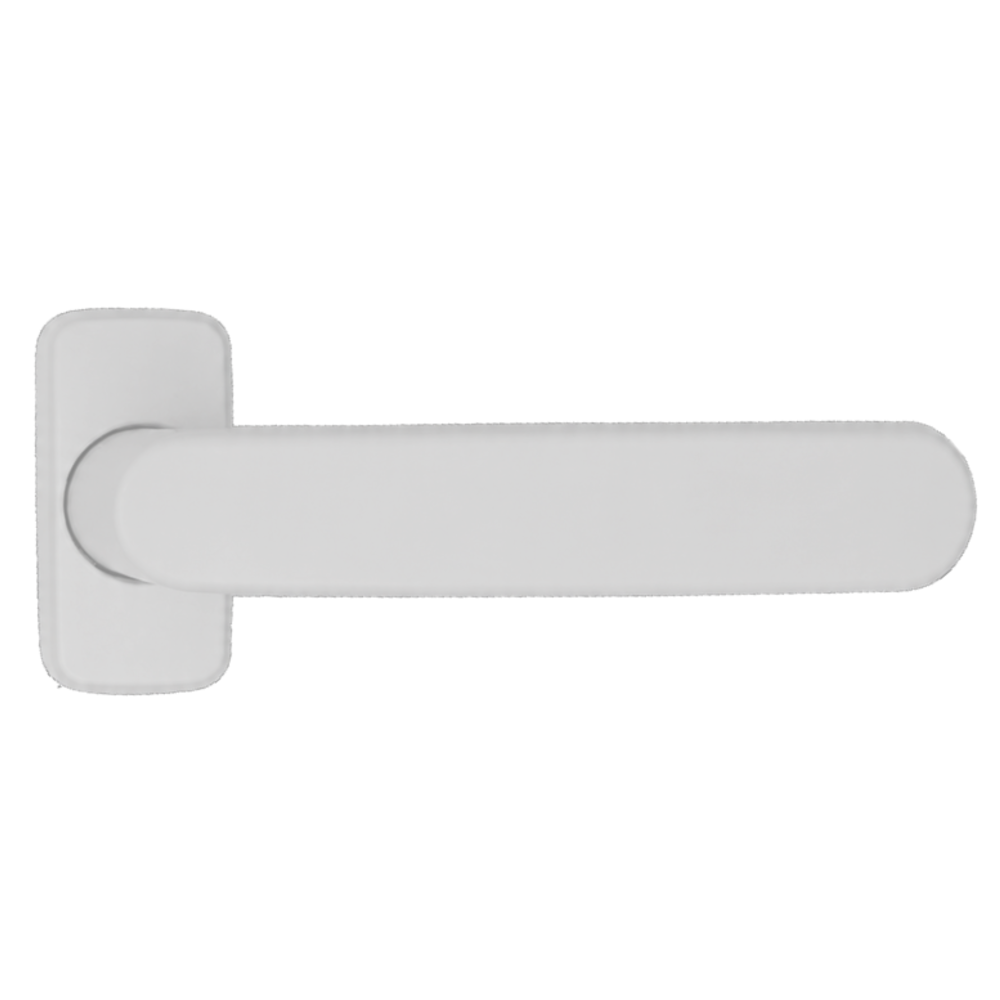 POLARIS Bifold Lever Handle 43mm & 50mm Screw Centres Single - White
