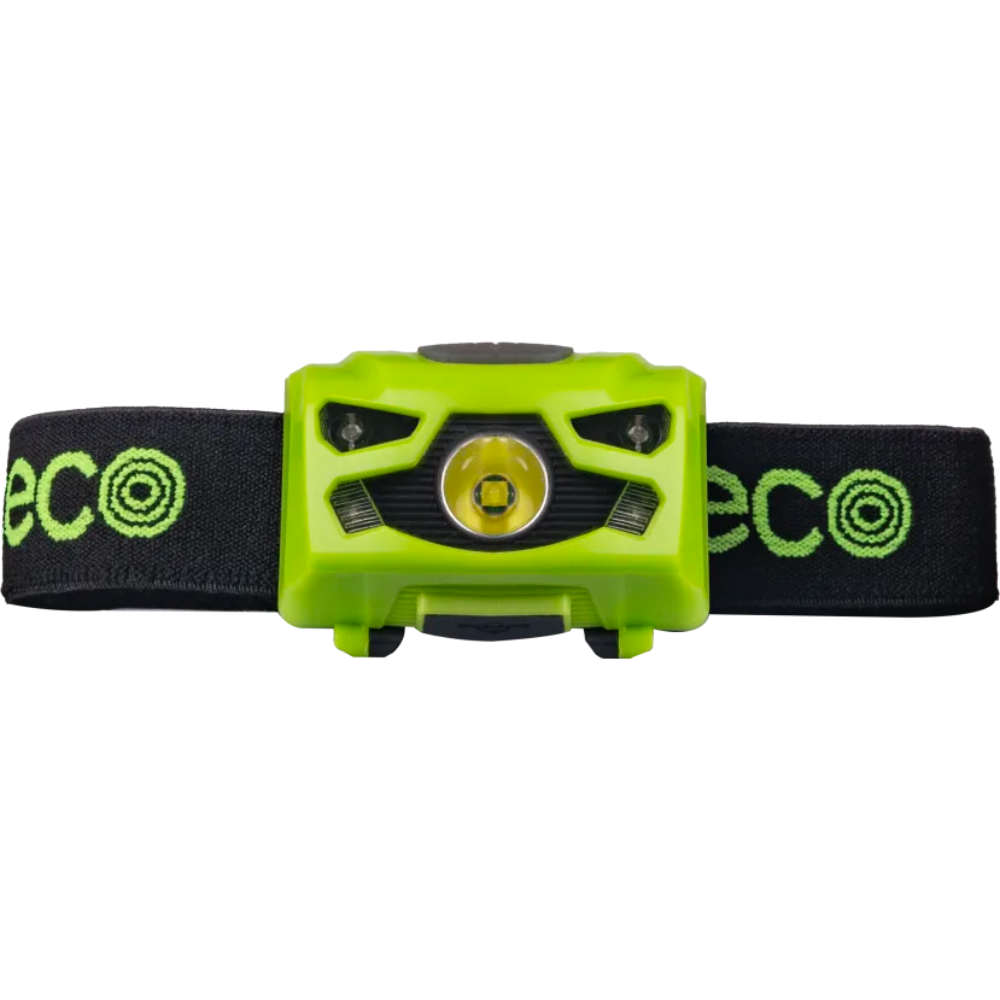 LUCECO 3W 170 Lumen IP65 LED Inspection Head Torch With USB Charging 170 Lumen - Black & Green