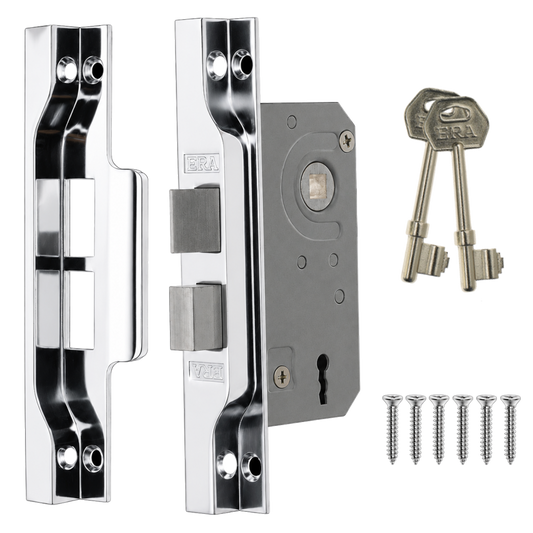 ERA 2 Lever Rebated Sashlock 65mm - Chrome