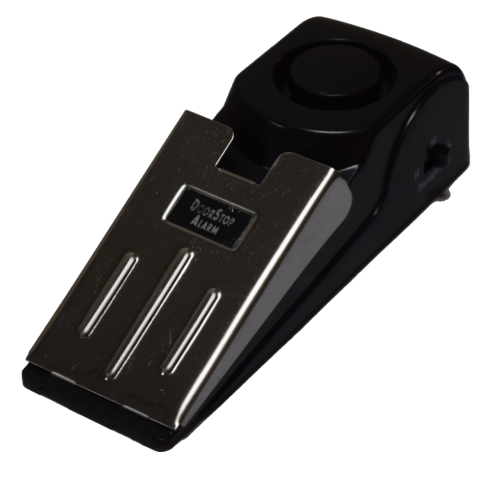 MINDER DS175 Door Wedge Alarm 120 Decibel Alarm - Black