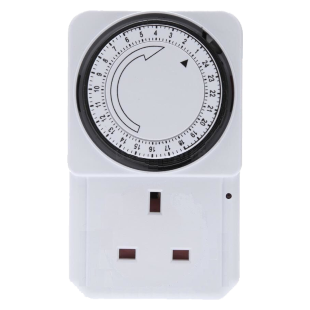 MINDER TIM1007 Plug In 24 Hour Segment Timer Plug In - White