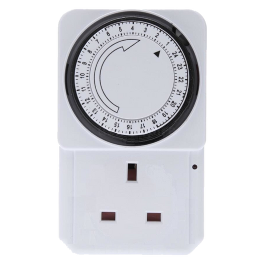 MINDER TIM1007 Plug In 24 Hour Segment Timer Plug In - White