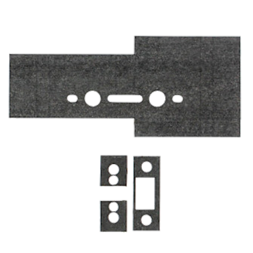 ZOO Intumescent To Suit ZUKF Universal Flat Latch 2mm Intumescent - Graphite