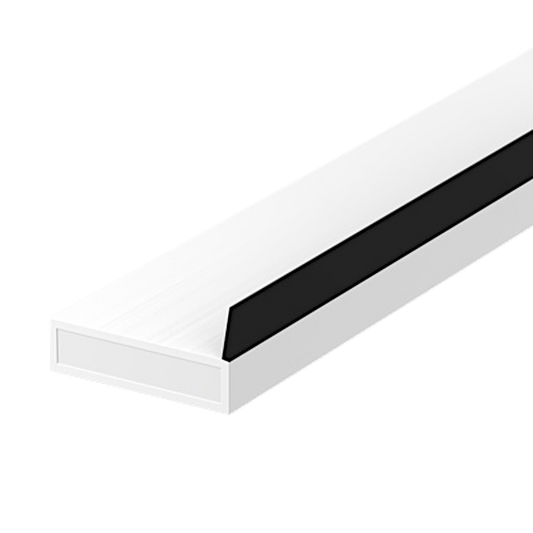 LORIENT Door Seal 2100mm x 4mm Fire Smoke & Acoustic (AS) 10mm AS Seal - White