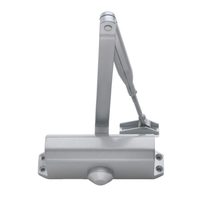 BRITON 121 Size 2-4 Overhead Door Closer Silver - Silver Enamelled