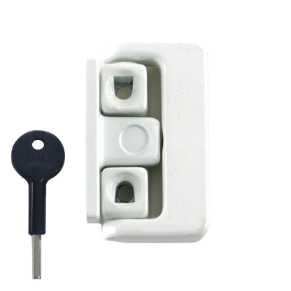 YALE 8K101 Window Swing Lock 1 Lock + 1 Key Pro - White