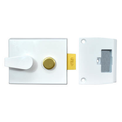UNION 1026, 1027 & 1028 Non-Deadlocking Nightlatch 1028 60mm WE Case Only - White