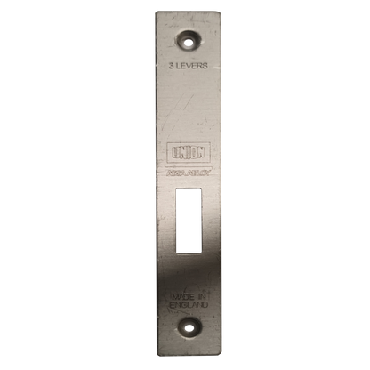 UNION Forend Plate Suits 2157 Deadlock - Satin Chrome