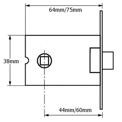 Legge 3708 & 3709 Mortice Latch
