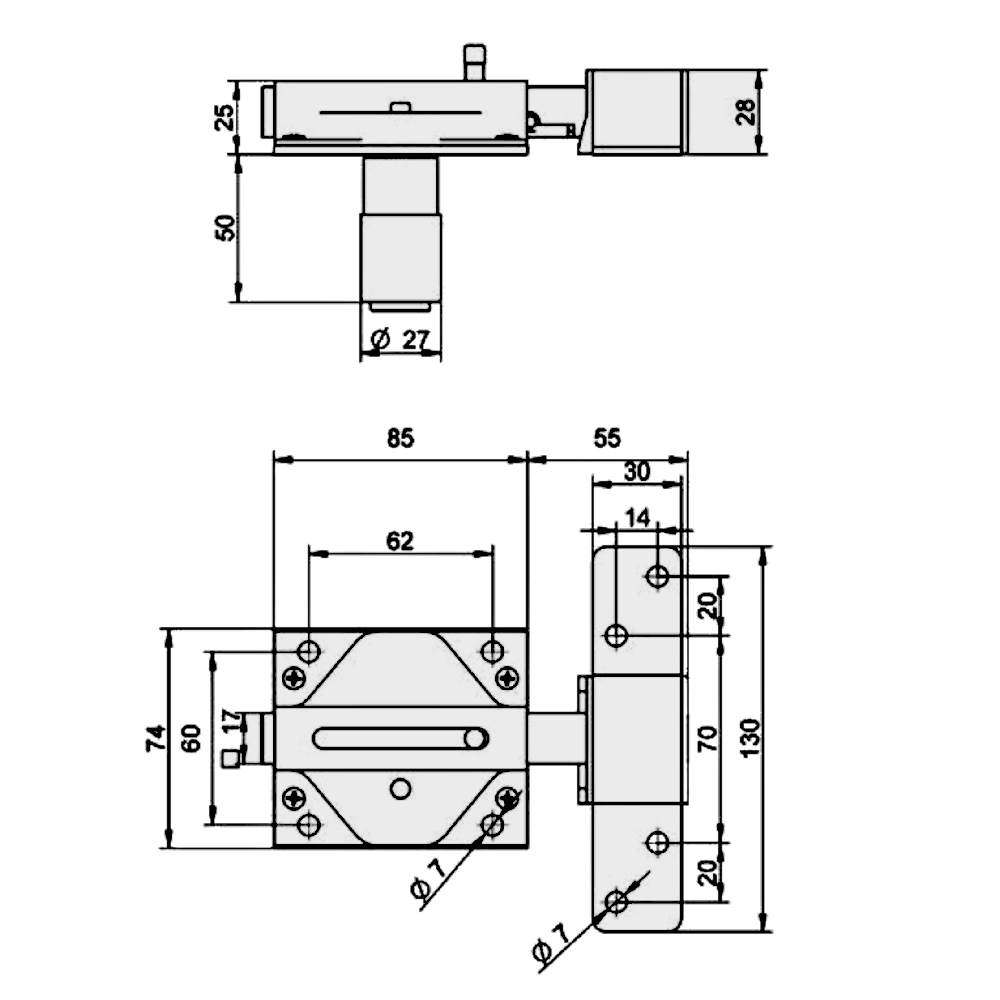 LINCE 2970 Weatherproof Sliding Bolt Gate Lock