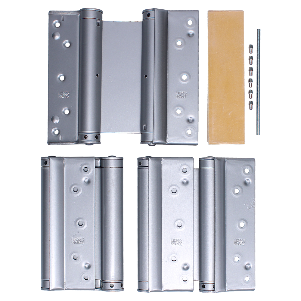 LIOBEX Fire Rated Double Action Spring Hinges C/W Intumescent